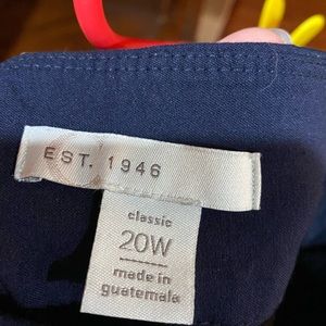 Cato Navy Crop Pants